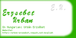 erzsebet urban business card